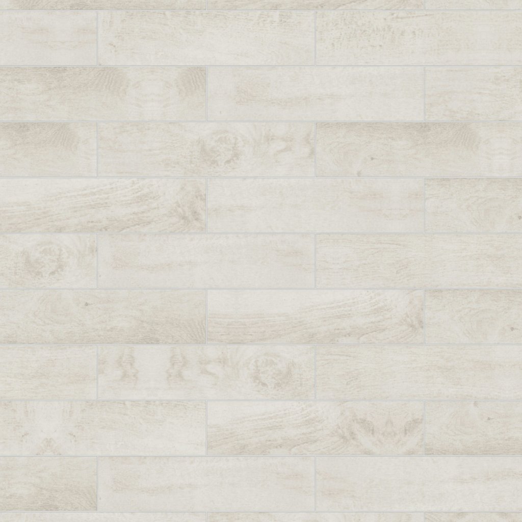 Daltile Broxburn White, Plank, 6X24, Matte - White