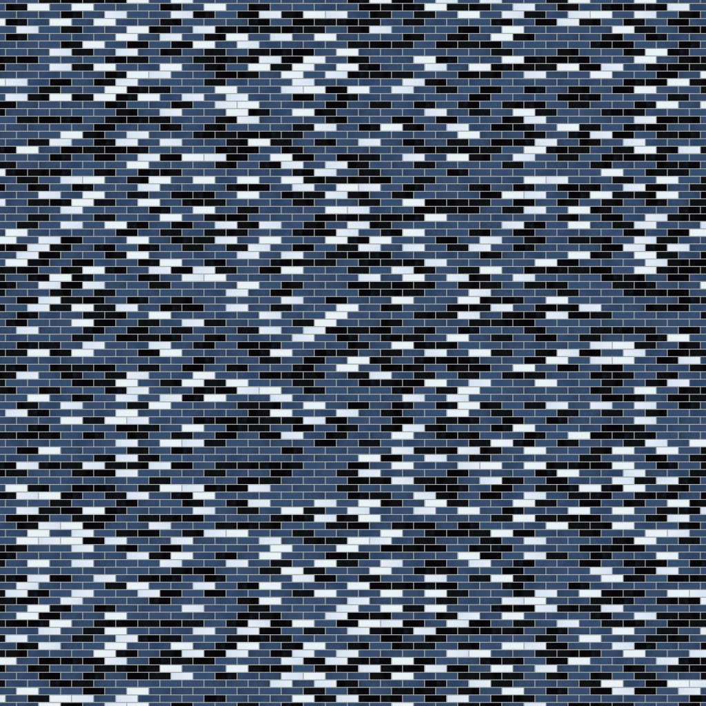 Marble Systems Multi Glossy Woven Zellige Mosaic 12x12 - Multi