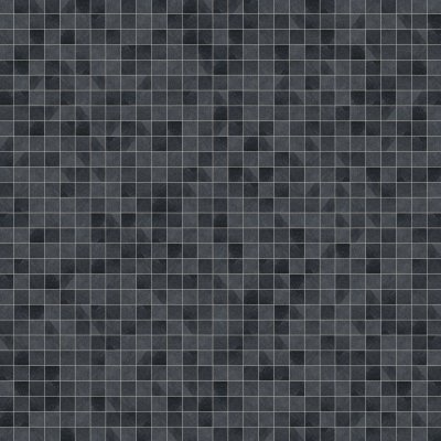 Marble Systems Ember Ash Textured 2x2 Slate Mosaic 12x12 - Ember Ash - 12" x 12" x 3/8"