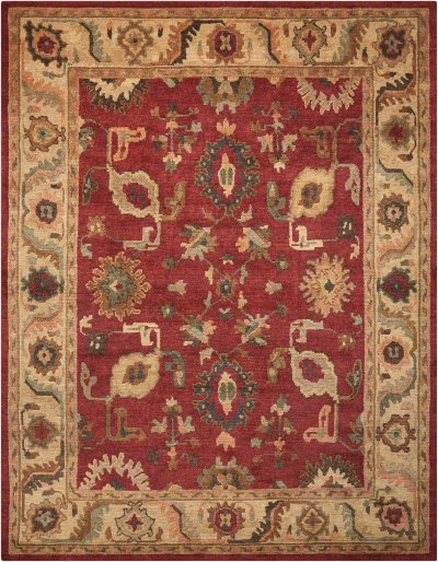 Nourison Home Nourison Tahoe TA08 8'6" x 11'6" Red Traditional Indoor Rug - 8'6" x 11'6"