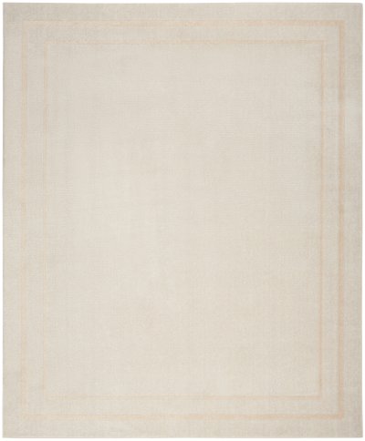 Nourison Home Nourison Nourison Essentials NRE02 6' x Round Ivory Gold Contemporary Rug - 12' x 15'
