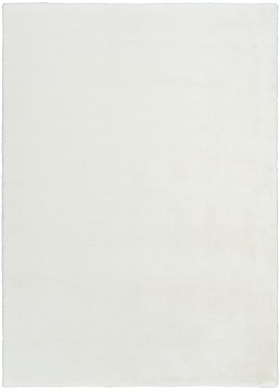 Nourison Home Nourison Soft Plush Rabbit Fur SFF01 4' x 6' White Contemporary Indoor Rug - 4' x 6'