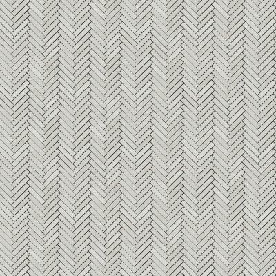 Marble Systems Infinity White Herringbone 5/8x3 Porcelain Mosaic 10 7/16x12 13/16 - Infinity White - 10 7/16" x 12 13/16" x 5/16"