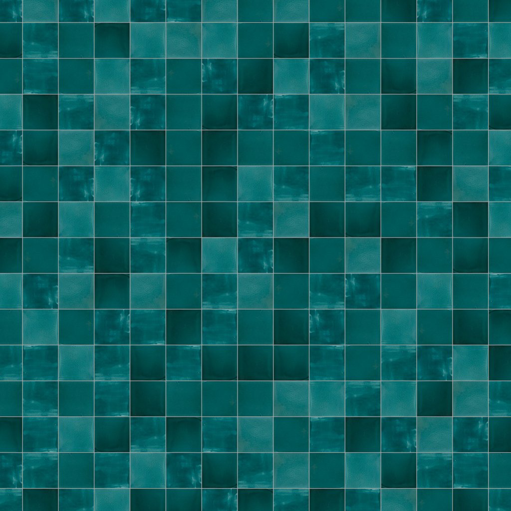 Marble Systems Zafiro Glossy Zellige Tile 4x4 - Zafiro