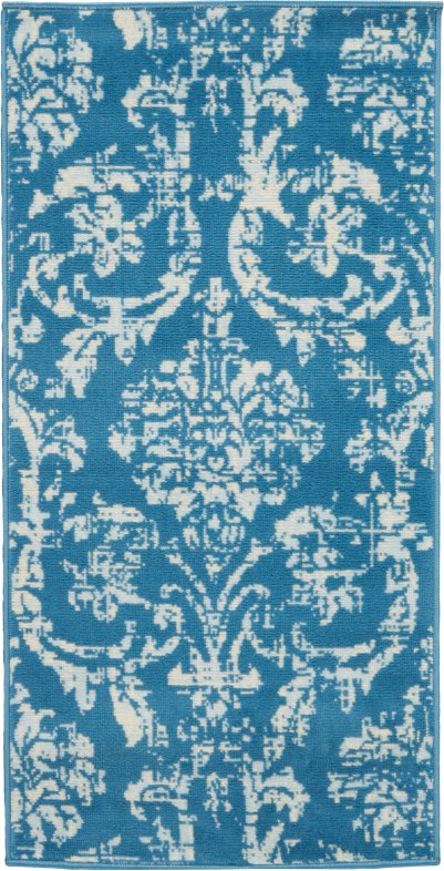 Nourison Home Nourison Jubilant JUB09 4' x 6' Blue Vintage Indoor Rug - 2' x 4'