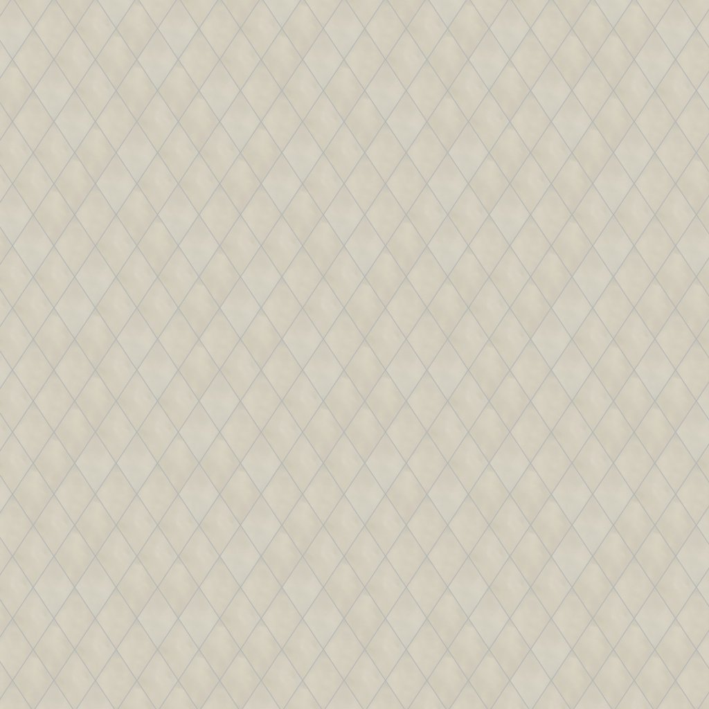 American Olean Playscapes - Linen, Harlequin, 3X6, Undulated, Glossy (PS72) - Linen