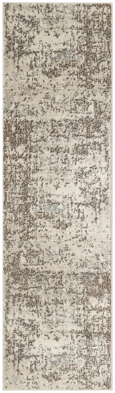 Nourison Home Nourison Concerto CNC17 3'9" x 5'9" Ivory Beige Modern Indoor Rug - 2'2" x 10'