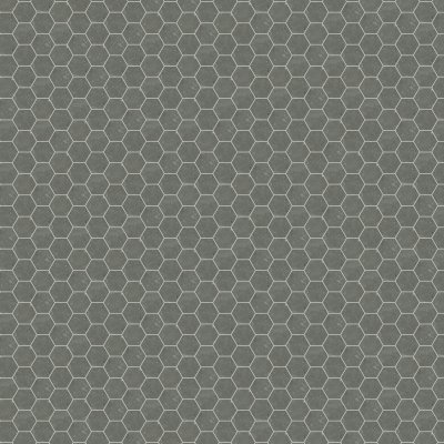 Qualis Ceramica Stark Carbon 2 Hexagon Mosaic - 12" x 12"