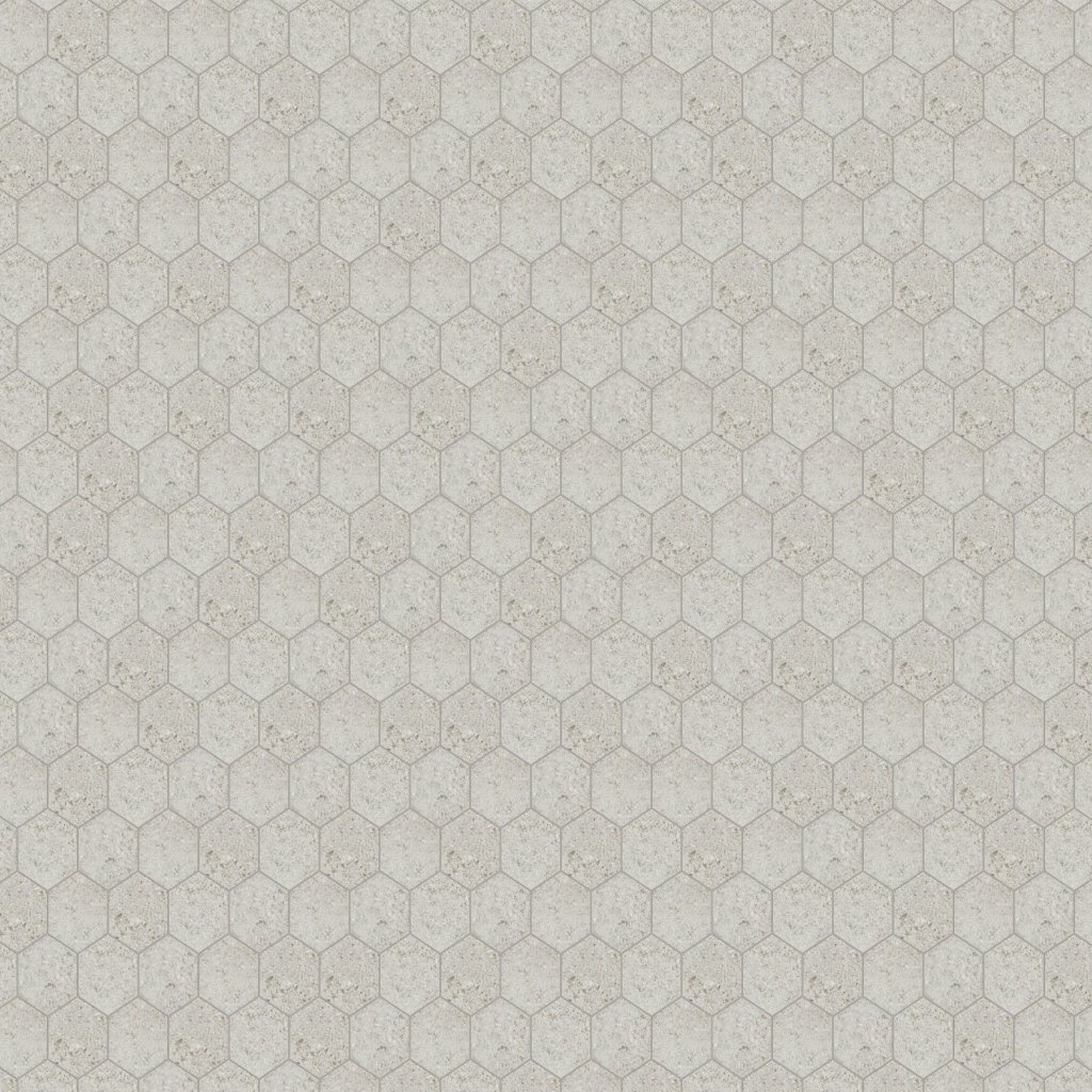 Marble Systems Octavia Bone Hexagon 2 Porcelain Mosaic 10 3/8x12 - Octavia Bone