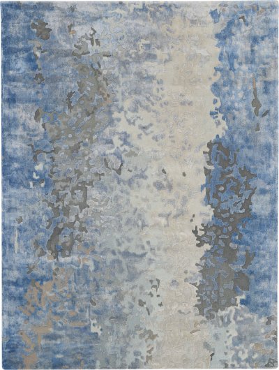 Nourison Home Nourison Prismatic PRS17 8'6" x 11'6" Denim Modern Indoor Rug - 5'6" x 7'5"