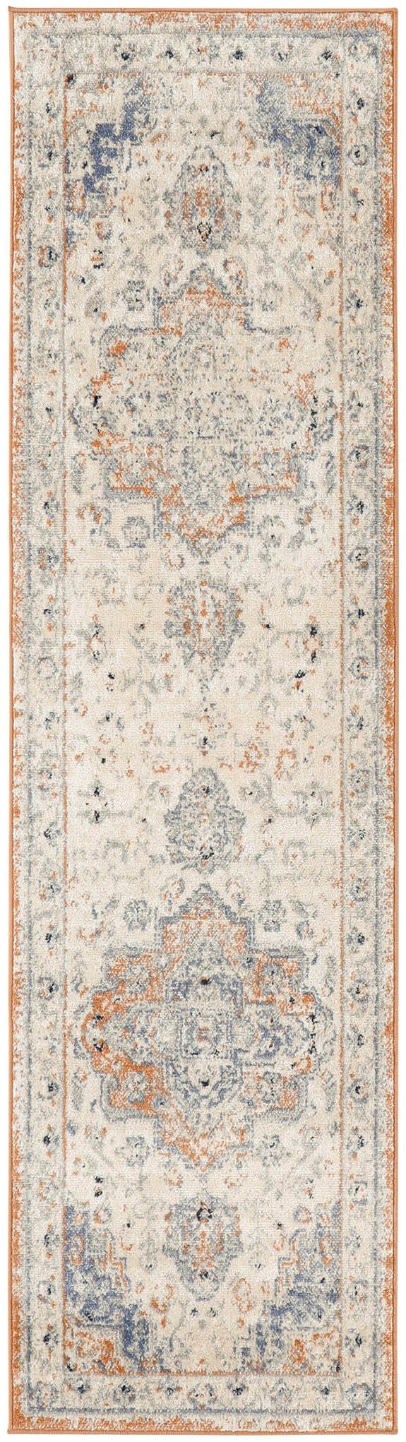 Nourison Home Nourison Nourison Essentials Persian NRE07 2'2" x 14 Beige Blue Vintage Rug