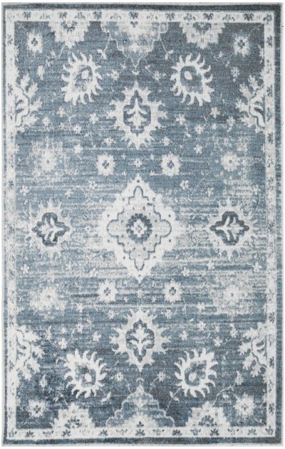 Nourison Home Nourison Astra Machine Washable ASW19 3'3" x 5' Denim Vintage Indoor Rug - 3'3" x 5'