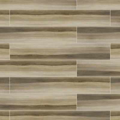 Qualis Ceramica Amaya 8x48 Walnut - Alternating 1/3