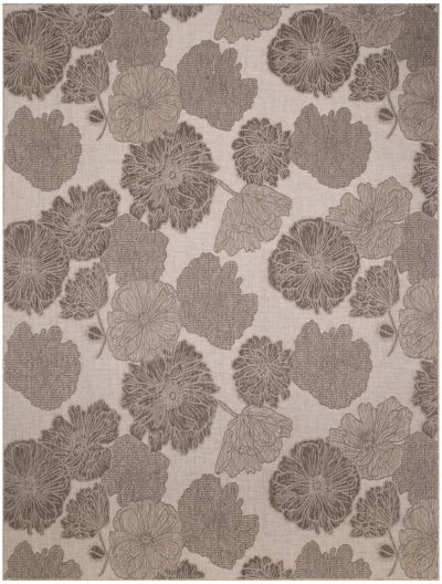 Nourison Home Nourison Garden Oasis GOA04 3' x 5' Natural Tropical Rug - 9' x 12'