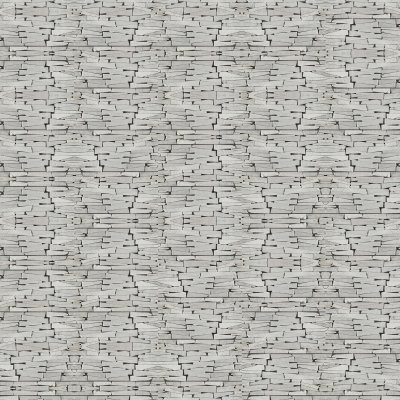 Qualis Ceramica Riviera Tileworks Chelsea White Mix Marble Interlocking Mosaic - 6" x 12"