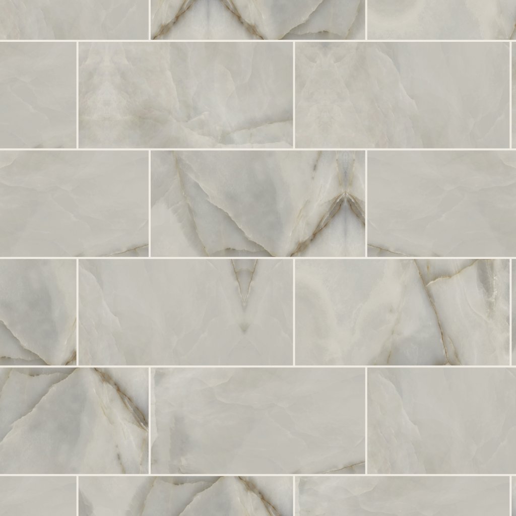 Qualis Ceramica Romance Magical Dark Grey 12X24 Polished - Dark Grey