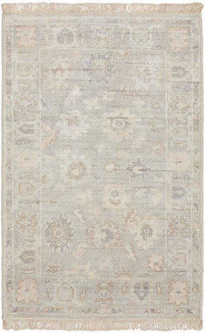 Nourison Home Nourison Aldora ALD15 5'6" x 8' Silver Blue Vintage Indoor Rug - 2' x 3'