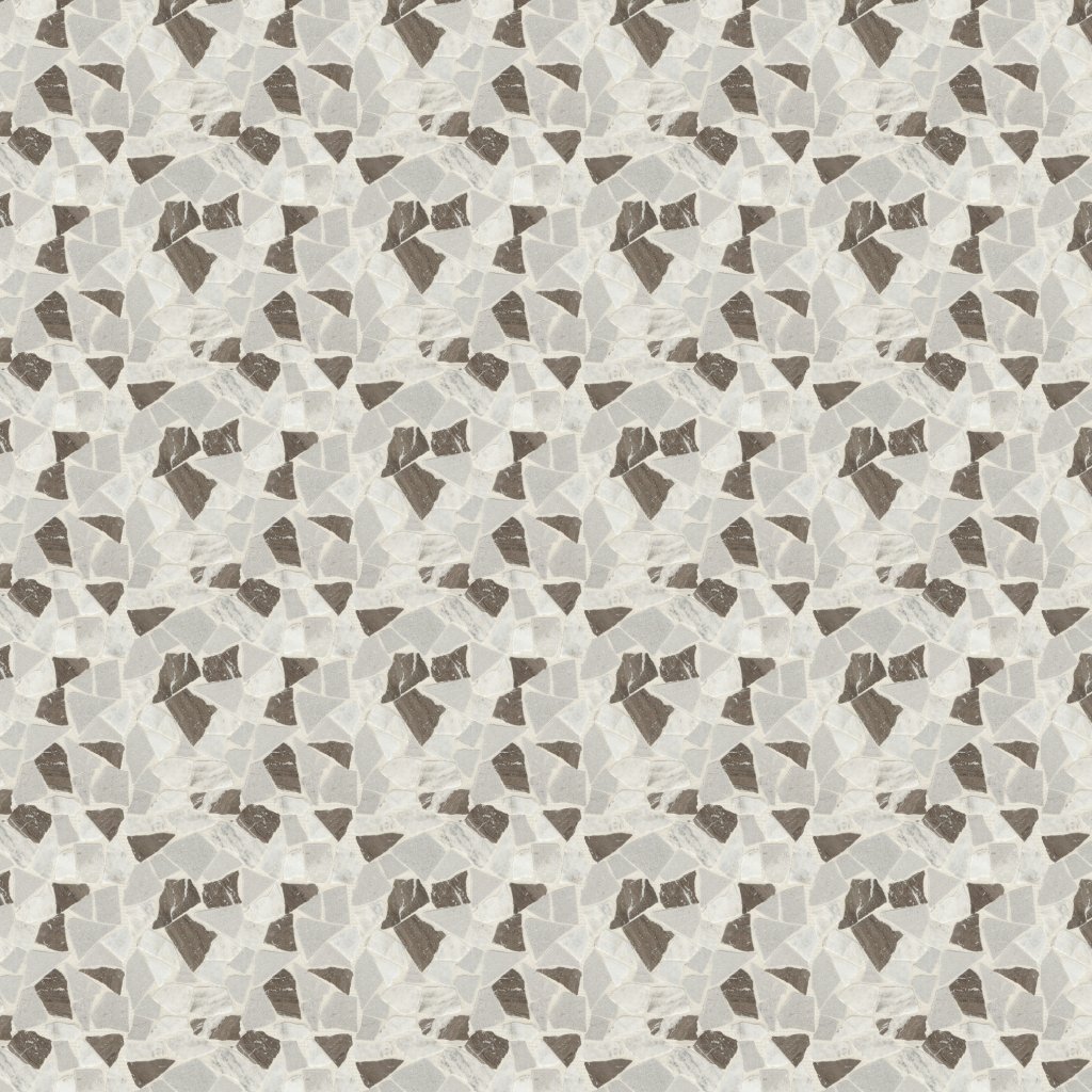 American Olean Predella - Reverent Taupe Bld, River Pebble, Irregular Shape, Tumbled, Mix (DE54) - Reverent Taupe Bld
