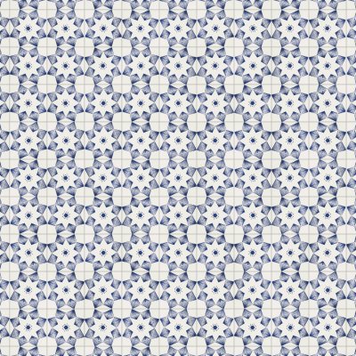 Marble Systems Blue Diamonds Glossy Ceramic Tile 6x6 - Blue Diamonds - 6" x 6" x 3/8"
