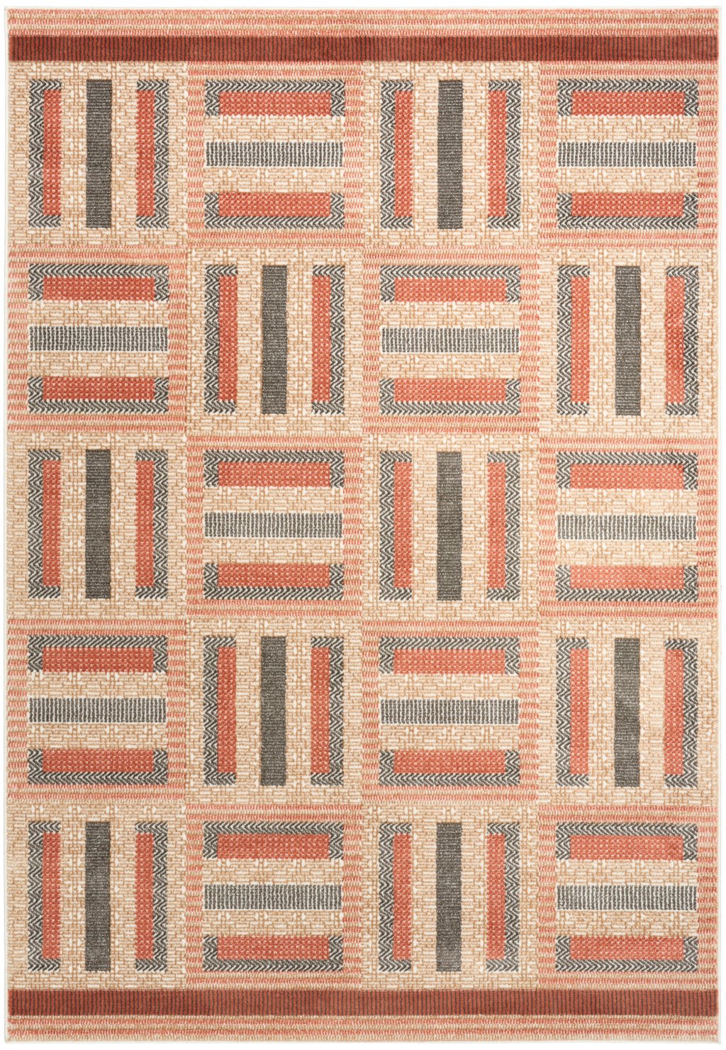 Nourison Home Nourison Nordic NRC11 5' x 7' Multicolor Modern Indoor Rug