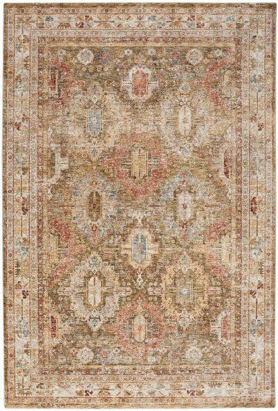 Nourison Home Nourison Petra PTR01 5'3" x 7'8" Green Vintage Indoor Rug - 7'10" x 10'4"