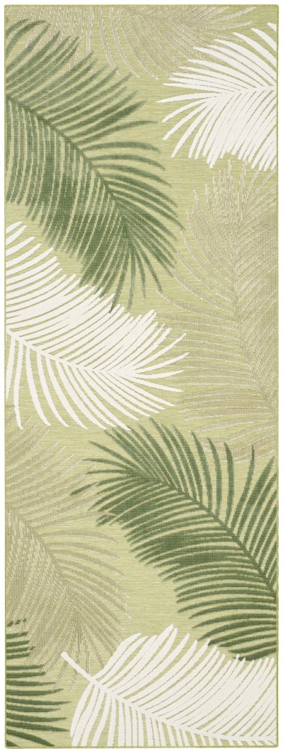 Nourison Home Nourison Suncoast SNC03 5'3" x 7'3" Green Tropical Rug - 2' x 6'