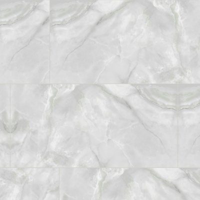 Qualis Ceramica Plata 24x48 Onyx Crystallo Polished - Random Length