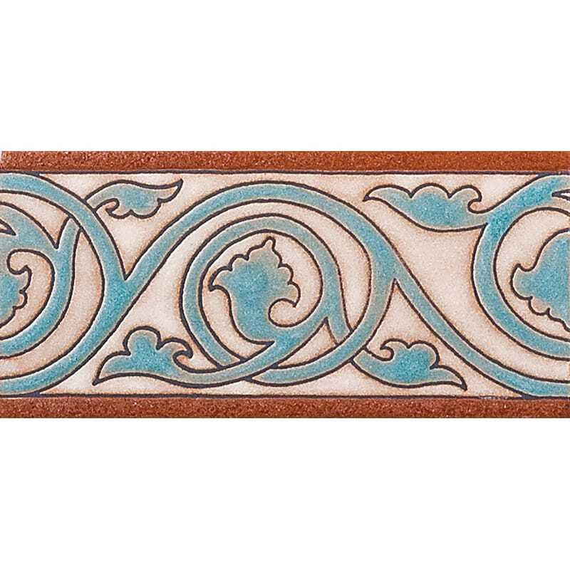 Marble Systems 535 B Glazed Ceramic Border Tiles 3x6 - 535 B
