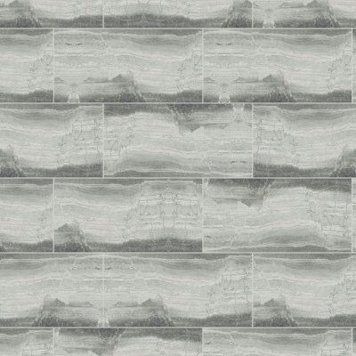 Qualis Ceramica Volcana Notte 12x24 - Alternating 1/3