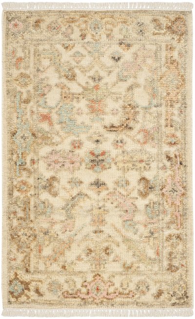Nourison Home Nourison Heritage Vine HTV01 8' x 10' Beige Vintage Indoor Rug - 2' x 3'