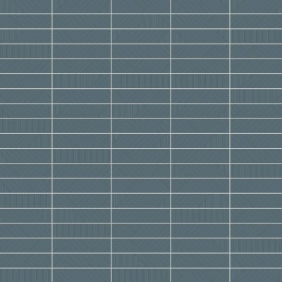 Qualis Ceramica Geometra 3x12 Ink Maze - Grid