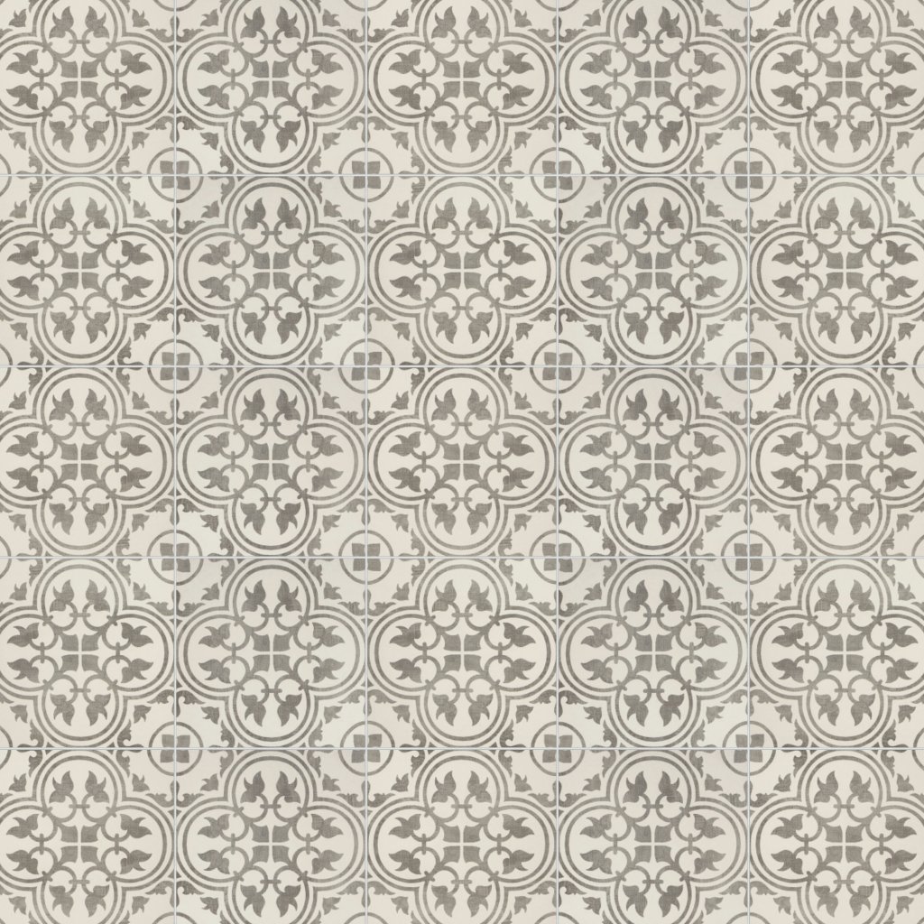 Daltile Memoir Petal Grey, Petal, 12X12, Matte - Petal Grey