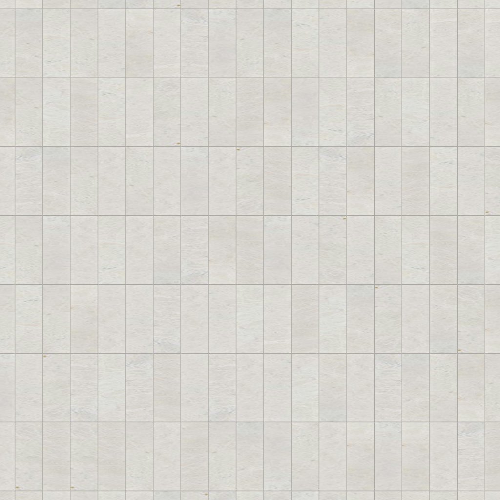 Marble Systems Vanilla Honed 5/8x3 Marble Mosaic 12x12 - Vanilla
