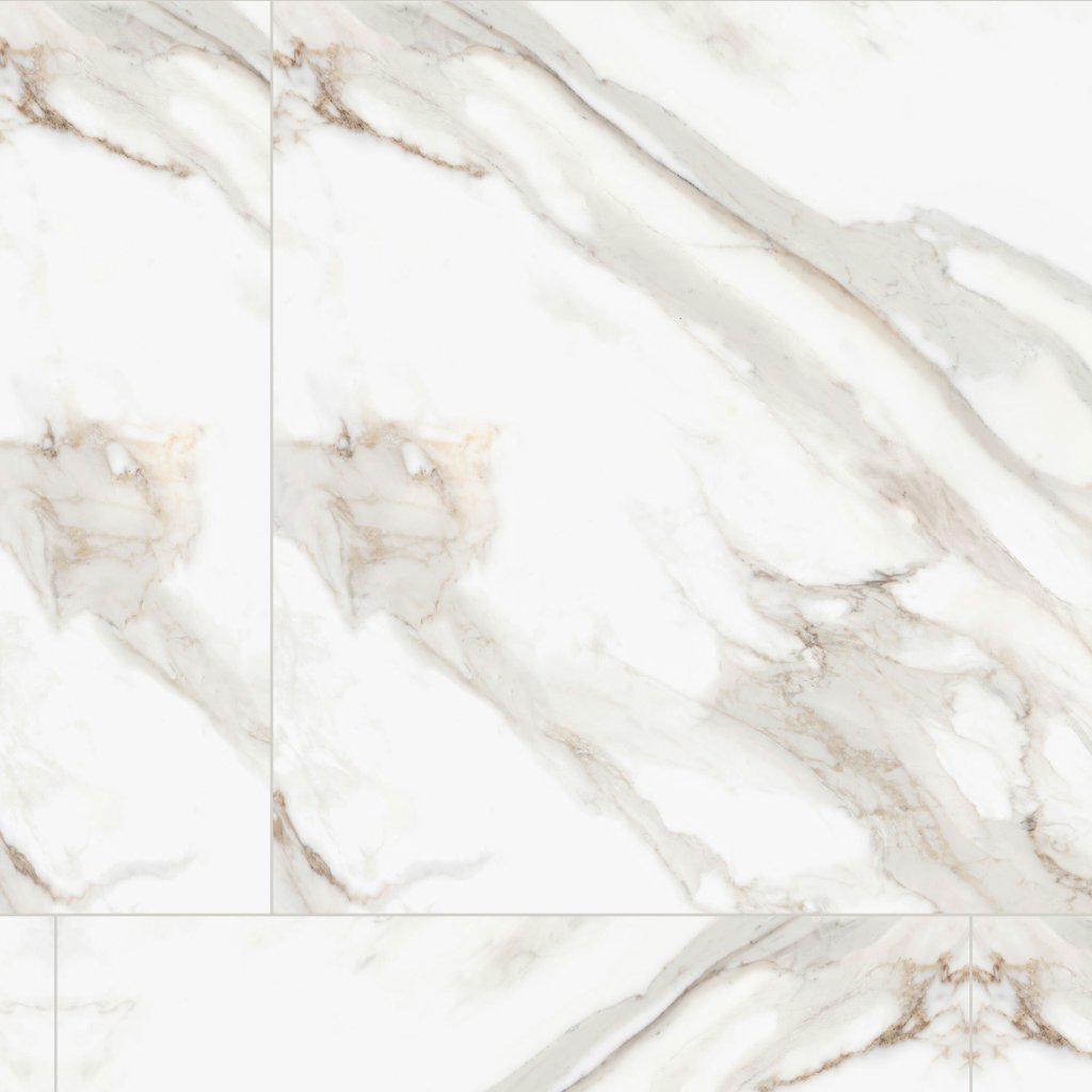Qualis Ceramica Royal Stoneworks 48X48 Calacatta Royale Honed