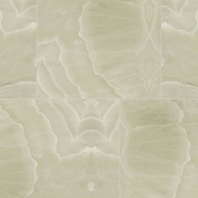 Qualis Ceramica Lustra 36x36 Onyx Hazel Honed - Alternating 1/3