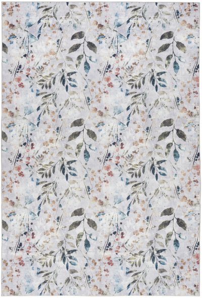Nourison Home Nourison Nourison Washables NWB05 9'2" x 12' Grey Multicolor Contemporary Indoor Rug - 4' x 6'