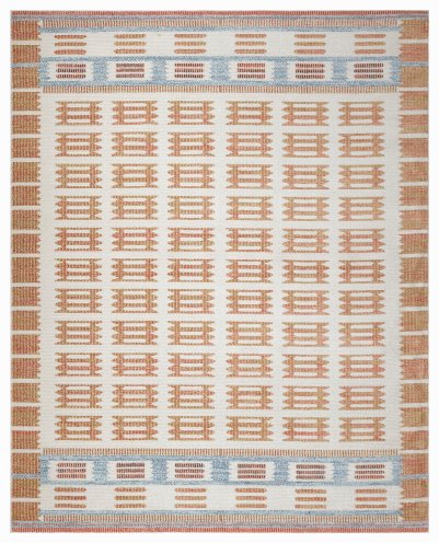 Nourison Home Nourison Nordic NRC16 2' x 6' Ivory Rust Modern Indoor Rug - 8' x 10'