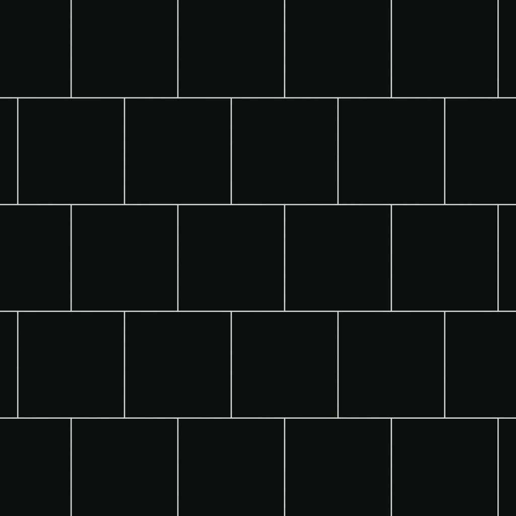 Daltile Prime Black, Square, 12X12, Matte - Black