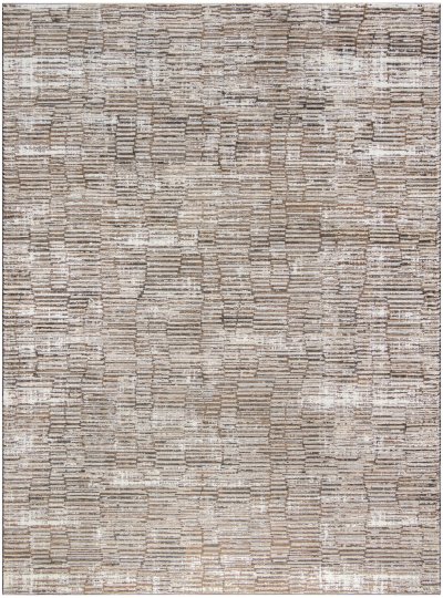 Nourison Home Nourison Eco-Friendly ECO06 5'3" x 7'3" Ivory Mocha Modern Indoor Rug - 7'10" x 9'10"