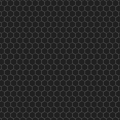 Marble Systems Black Matte Midi Hexagon Ceramic Mosaic 8x10 - Black - 8" x 10" x 15/64"