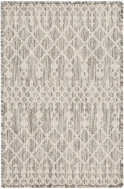 Nourison Home Nourison Positano POS02 2'2" x 8' Light Grey Modern Rug - 3' x 5'