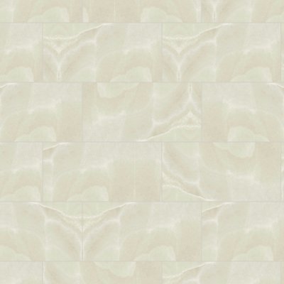 Qualis Ceramica Lustra 12x24 Onyx Crema Polished - Alternating 1/3