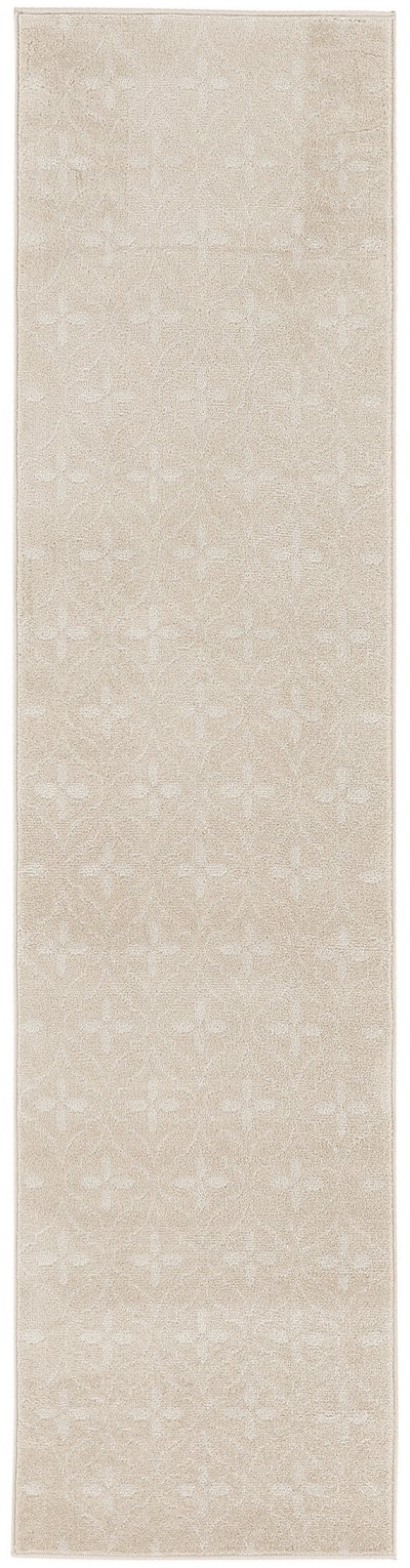 Nourison Home Nourison Sandy SDY04 2'2" x 7'6" Ivory Beige Modern Rug - 2'2" x 7'6"