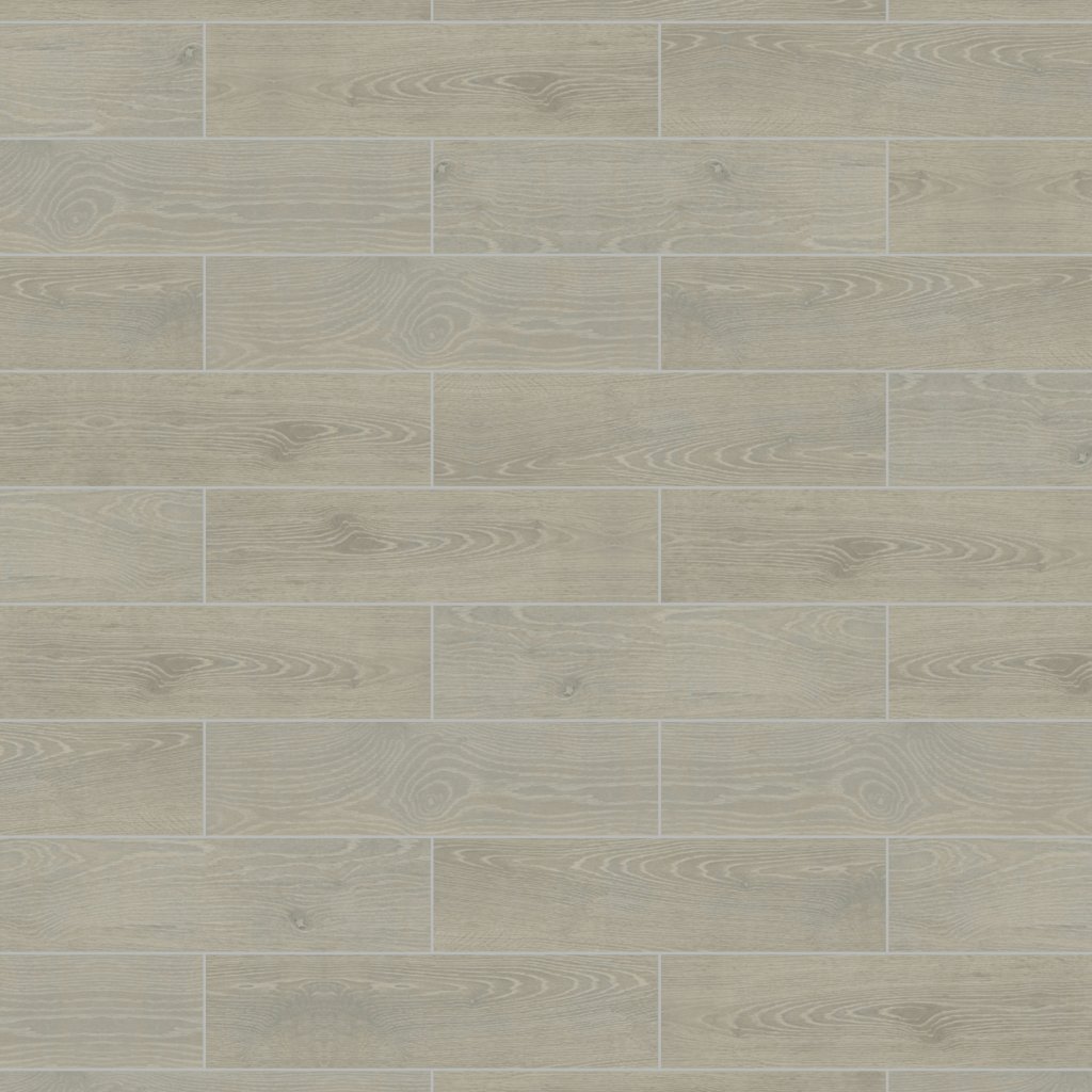 Daltile Platinum Light Gray, Plank, 6X24, Matte - Light Gray