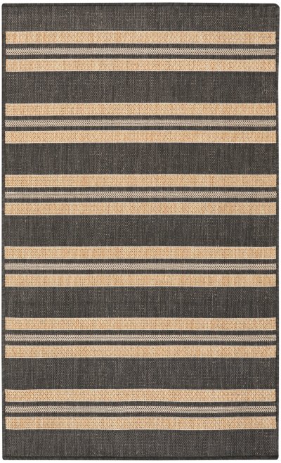 Nourison Home Nourison Horizon Indoor/Outdoor HOZ05 9' x 12' Charcoal Modern Rug - 3' x 5'