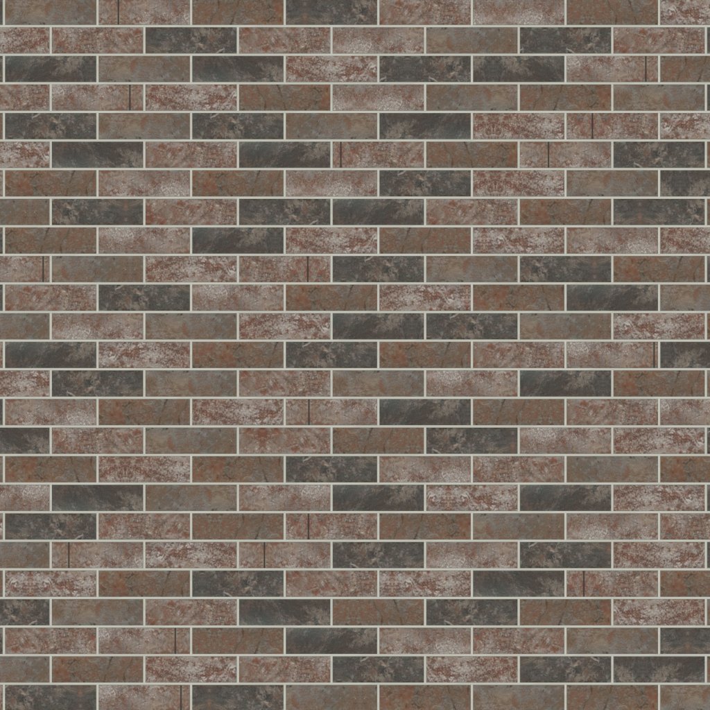 MSI Noble Red Clay Brick Tile 2.25X7.5 - Red