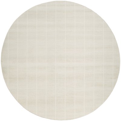 Nourison Home Nourison Serenity Home SRH05 2'2" x 6' Ivory Modern Indoor Rug - 8' Round
