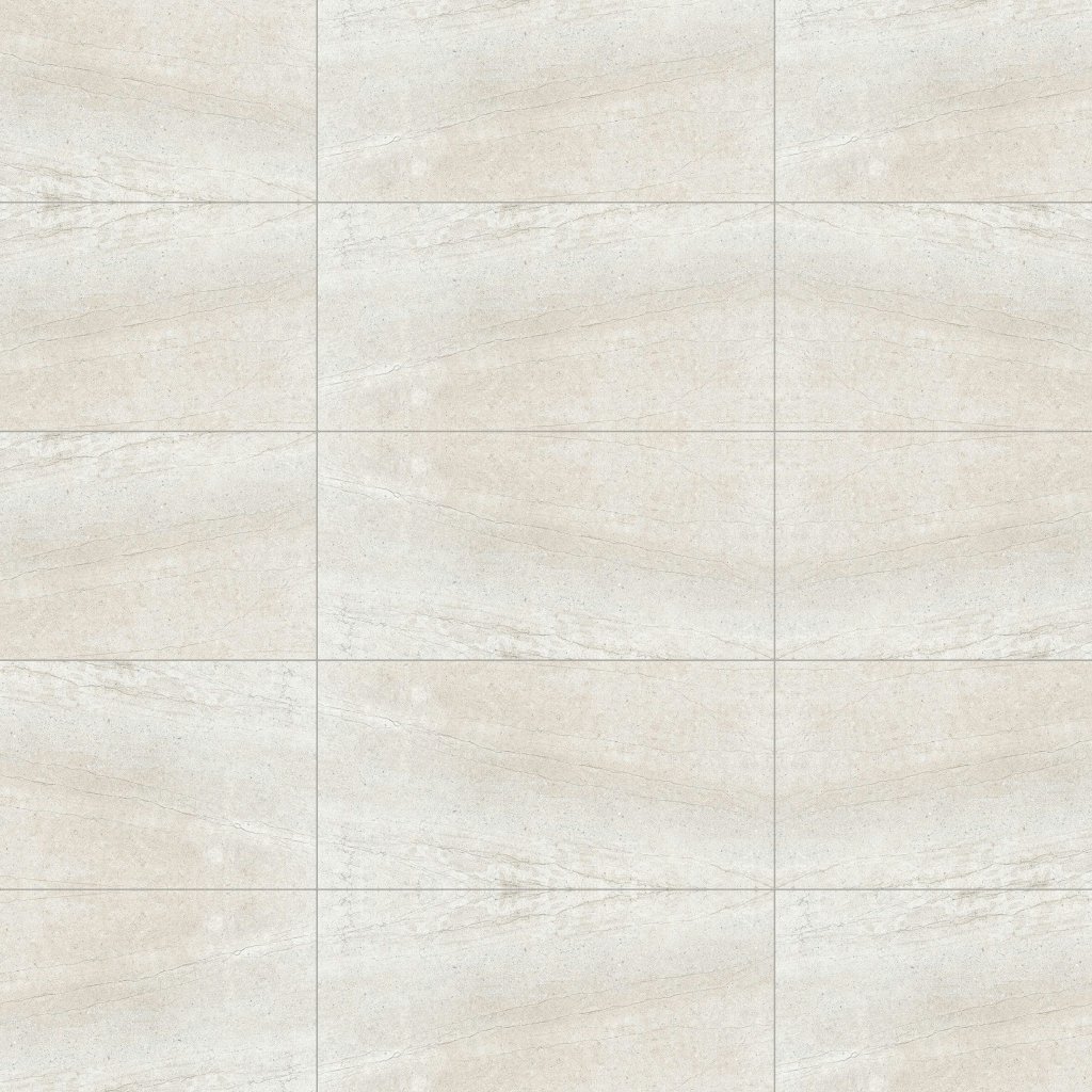Marble Systems Snow Matte Porcelain Tile 12x24 - Snow