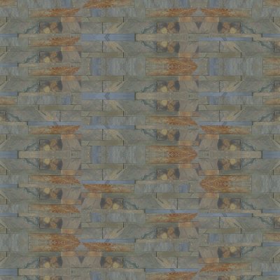 Qualis Ceramica Ledger Stone 6x24 Split Face - Grid