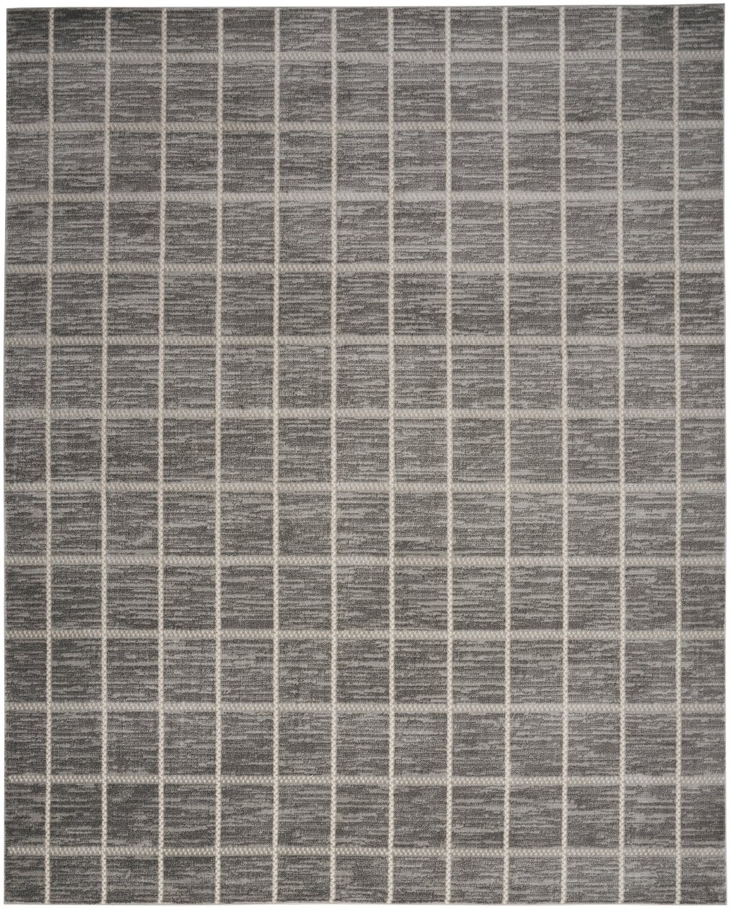 Nourison Home Nourison Serenity Home SRH05 7'10" x 9'10" Grey Ivory Modern Indoor Rug